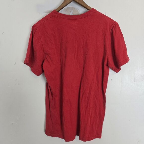 Chicago Blackhawks Our Cup 2015 Stanley Cup T-Shirt Men's Medium M Red FLAWED - Picture 2 of 7